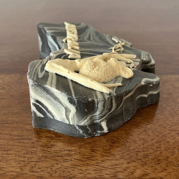 Australia Marlestone Marble Koala Bear Paperweight Art Decor - Picture 5 of 5